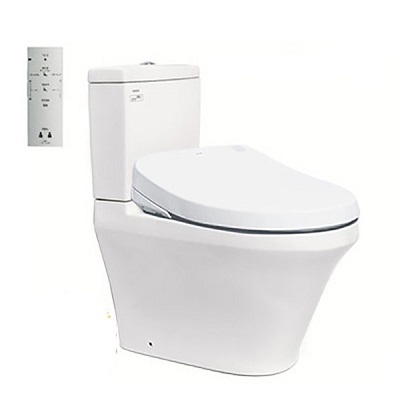 Bồn cầu hai khối kèm nắp rửa điện tử TOTO CS767RW16 - Image 5