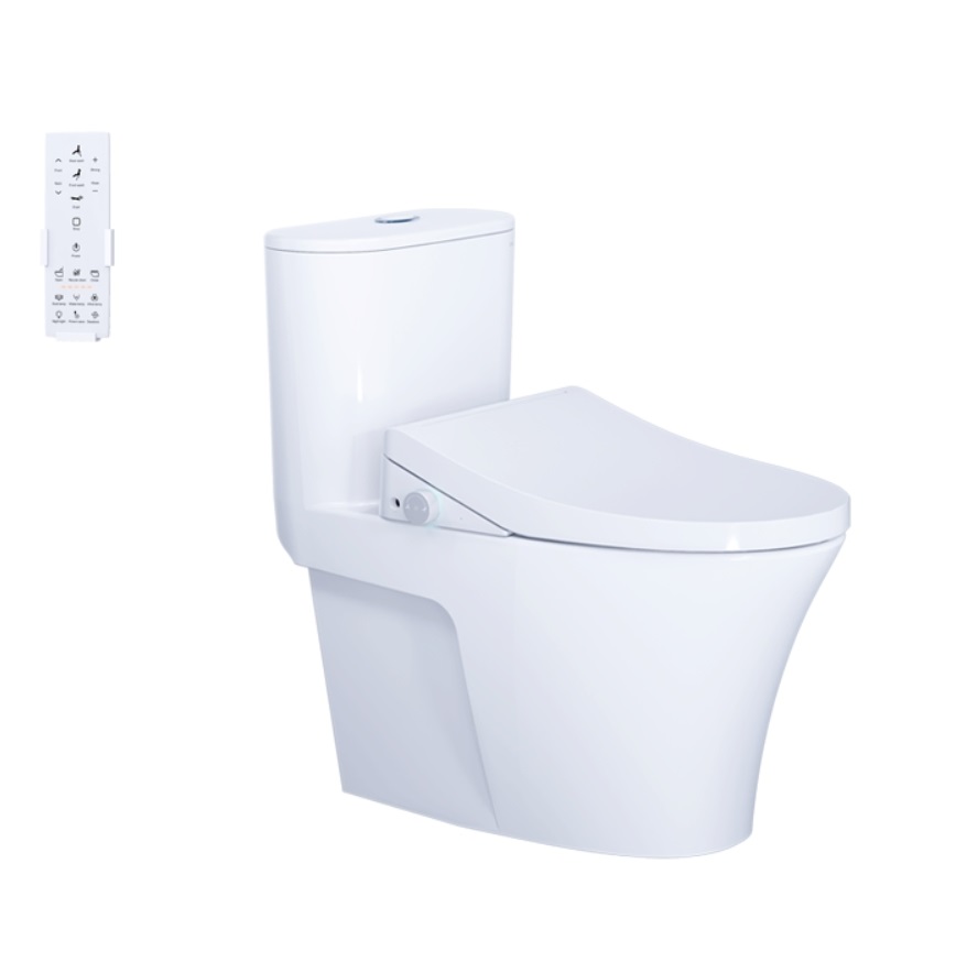 Bồn cầu kết hợp nắp điện tử Caesar C1364F-TAF400H - Image 6