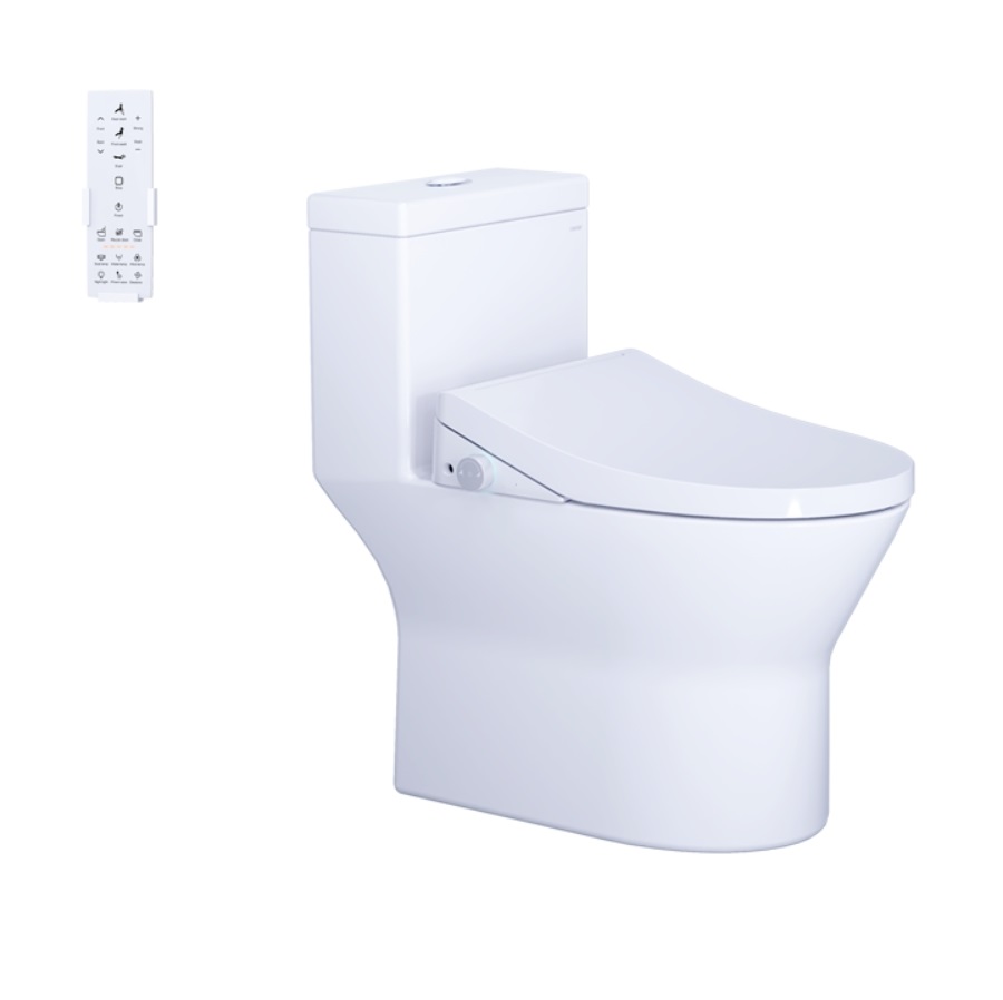 Bồn cầu kết hợp nắp điện tử Caesar C1375F-TAF710H - Image 3
