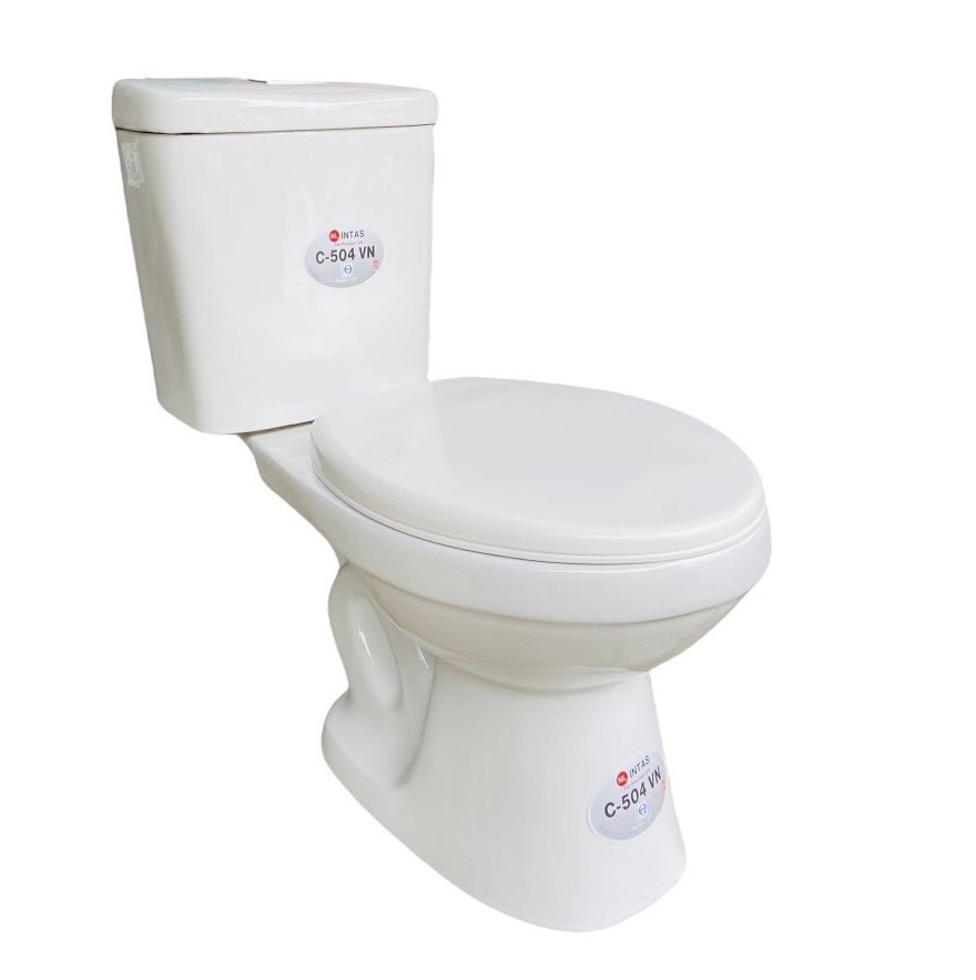 Bồn cầu két liền giá rẻ 2 nhấn Minh Long KL09 - Image 3