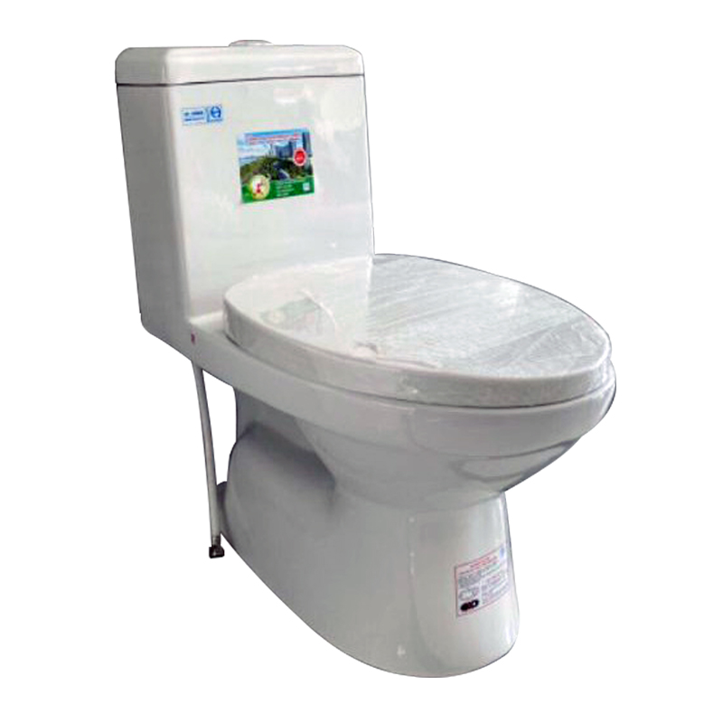 Bồn cầu két liền giá rẻ 2 nhấn Minh Long KL09 - Image 5