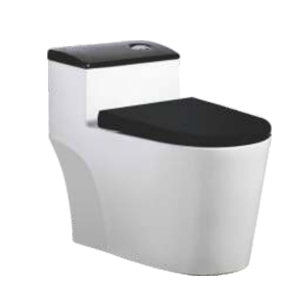 Bồn cầu két liền màu đen Royal Join RA-6641 Black - Image 5