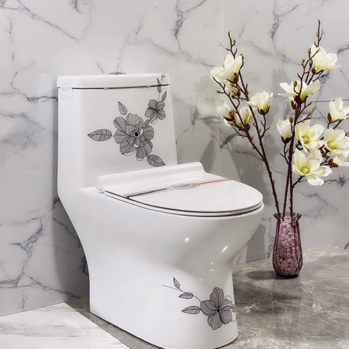 Bồn cầu két liền màu xanh nõn chuối Miken MKB-2018G (Đặt hàng 10-15 ngày) - Image 3