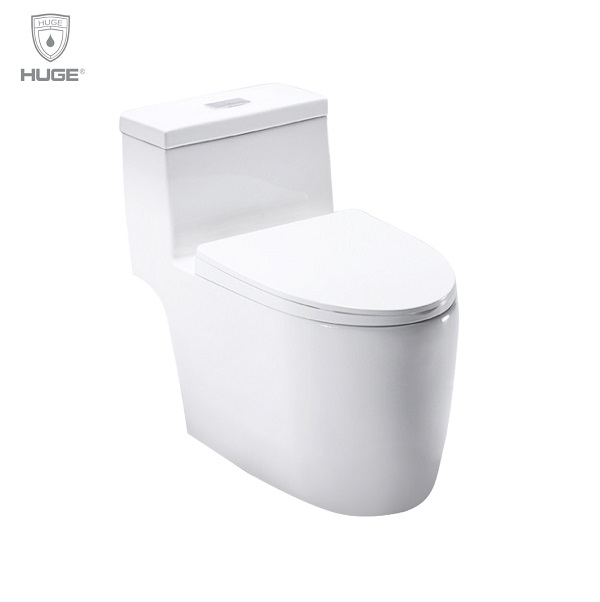 Bồn cầu liền khối ngắn nhất Huge H-BC246 (590x380x730mm) - Image 3