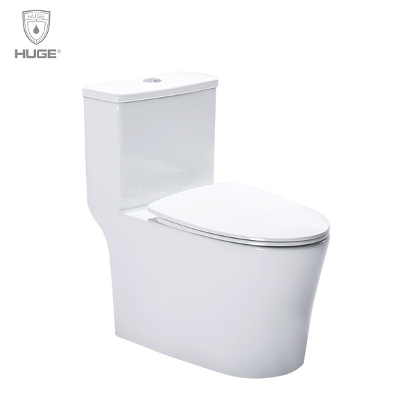 Bồn cầu liền khối ngắn nhất Huge H-BC246 (590x380x730mm) - Image 6
