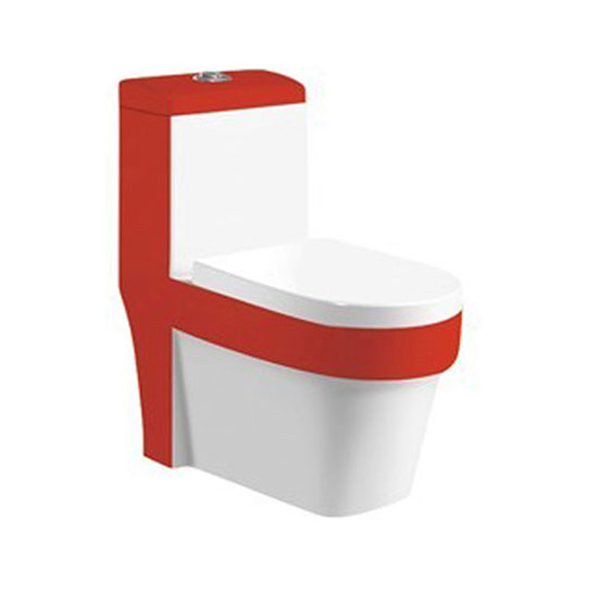 Bồn cầu liền khối xả nước bằng chân Miken DX-622 - Image 4