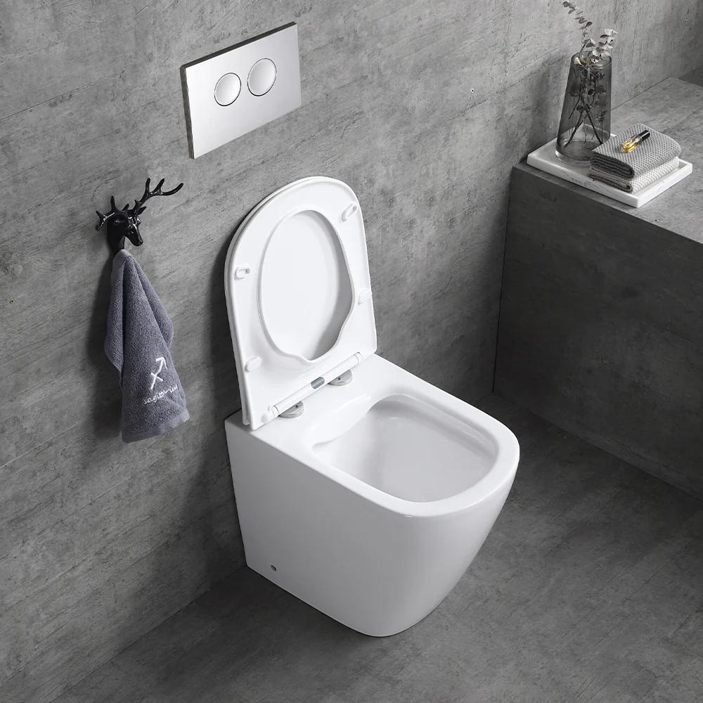 Bồn cầu liền khối xả nước bằng chân Miken DX-625 - Image 3