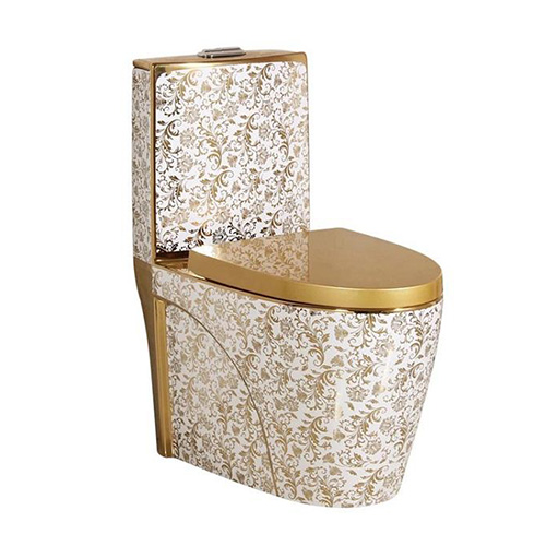 Bồn cầu mạ màu đen nắp rửa điện tử Miken BSJK-D9B - Image 4
