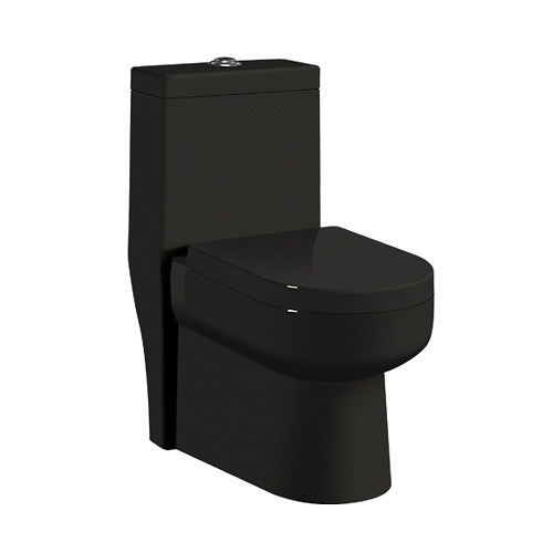 Bồn cầu màu đen Miken MKB-80001B - Image 4