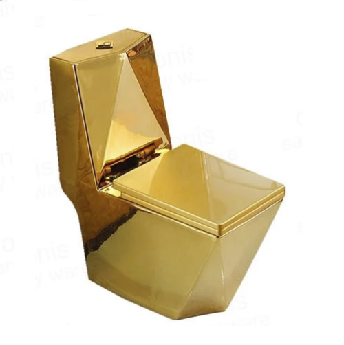 Bồn cầu màu hồng đậm Miken MKB-8000DP - Image 3