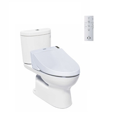 Bồn cầu một khối kèm nắp rửa điện tử TOTO MS885CDW17 - Image 3