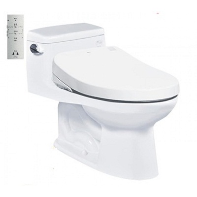 Bồn cầu một khối kèm nắp rửa điện tử TOTO MS887RW6 - Image 6