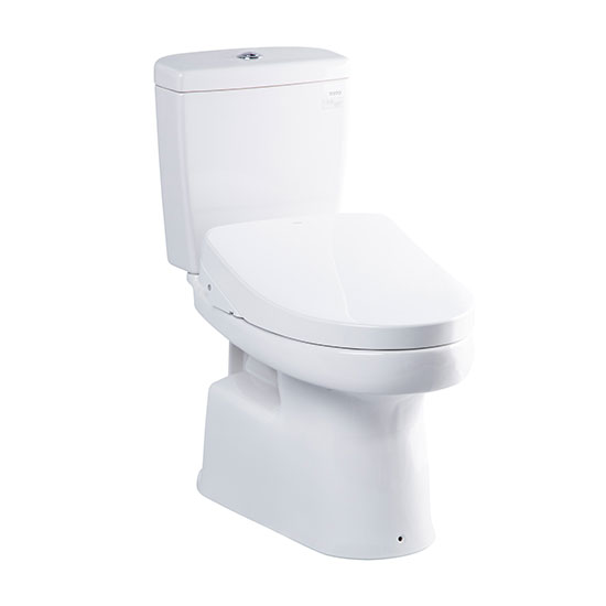 Bồn cầu một khối kèm nắp rửa điện tử TOTO MS889CDRW17 - Image 5