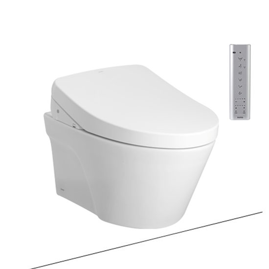 Bồn cầu một khối kèm nắp rửa điện tử TOTO MS889DRW6 - Image 3