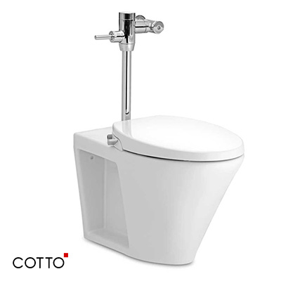 Bồn cầu một khối xả không chạm Simply Connect COTTO C103357 - Image 5