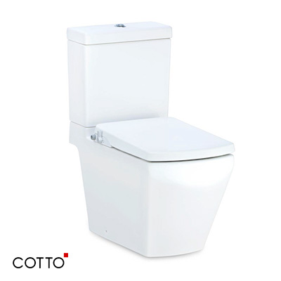 Bồn cầu một khối xả không chạm Simply Connect COTTO C103357 - Image 6