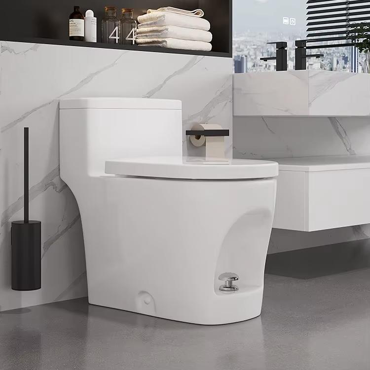 Bồn cầu nắp điện tử Smart Toilet treo tường màu đen Miken MK-2034-BB - Image 6