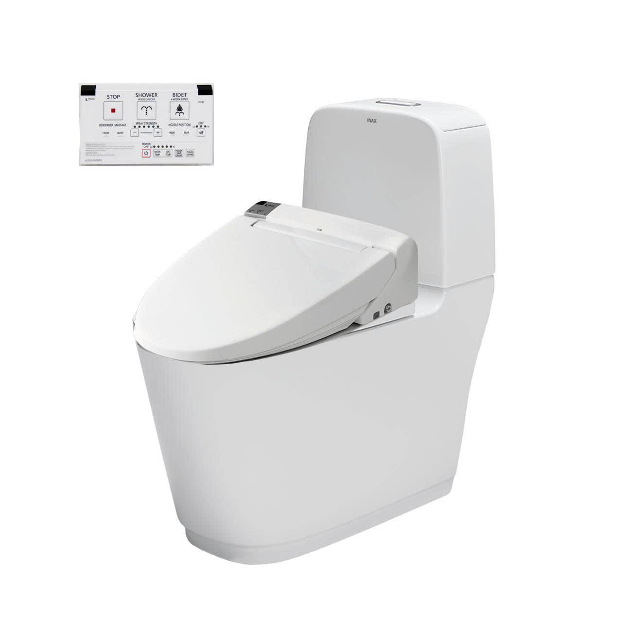 Bồn cầu nắp rửa điện tử Inax AC-1008R+CW-H18VN - Image 6