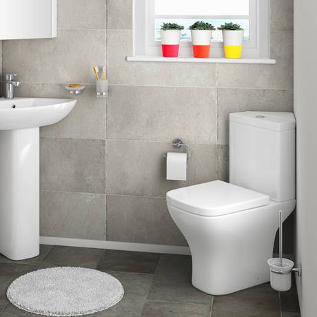 Bồn cầu nghệ thuật lắp góc thoát ngang Miken MK-0770W