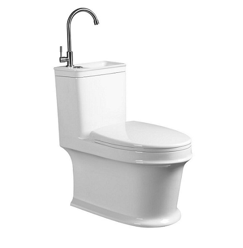 Bồn cầu nghệ thuật mạ màu đen 1044-7 (Đặt hàng 7-10 ngày) - Image 6