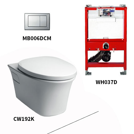 Bồn cầu TOTO JEWHELHEX CS680PDT4 (Thoát ngang) - Image 6