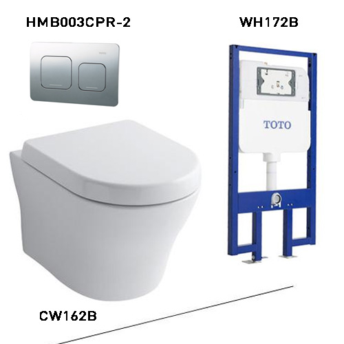 Bồn cầu TOTO nhập khẩu CW635PJ#W/SW635JP2#W/TX215C (Thoát ngang) - Image 5