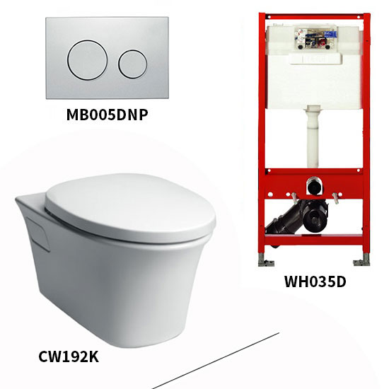 Bồn cầu TOTO nhập khẩu CW668J#W (Tâm xả 230mm) - Image 3