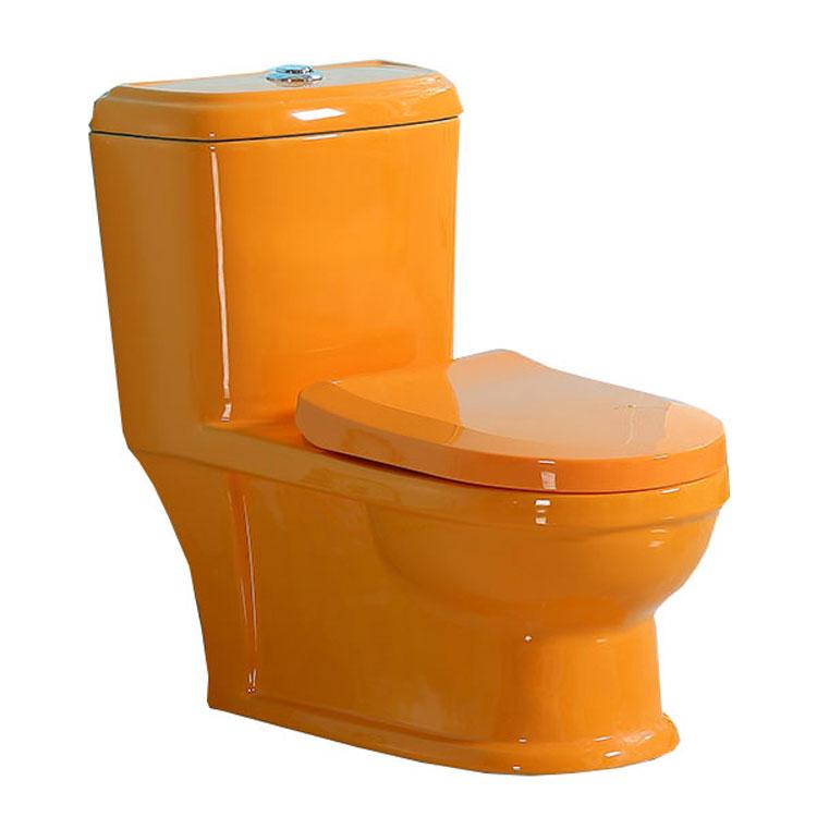 Bồn cầu trẻ em màu cam Miken MKB-1238O