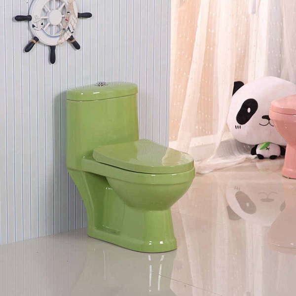 Bồn cầu trẻ em màu hồng Miken MKB-1238P - Image 4