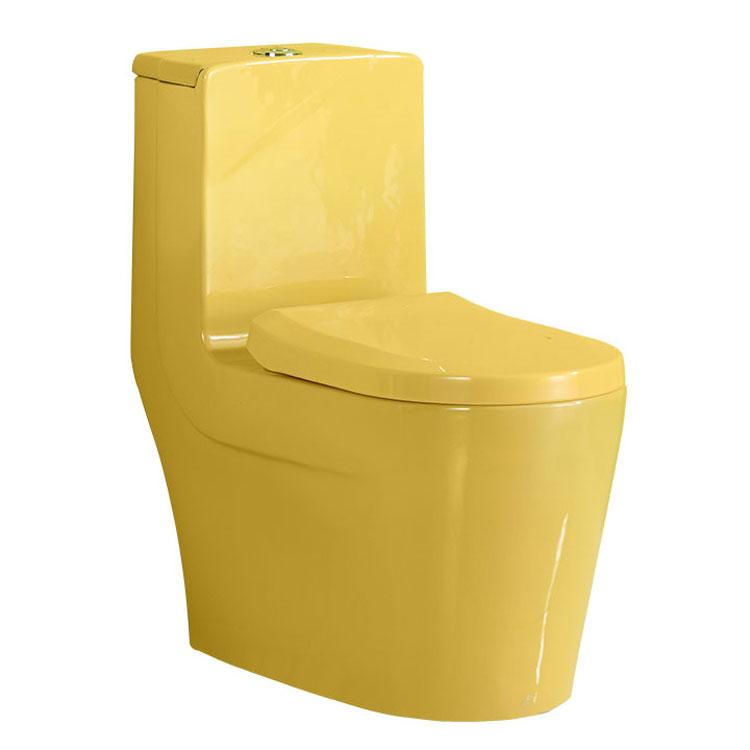 Bồn cầu trẻ em màu vàng Miken MKB-1237Y