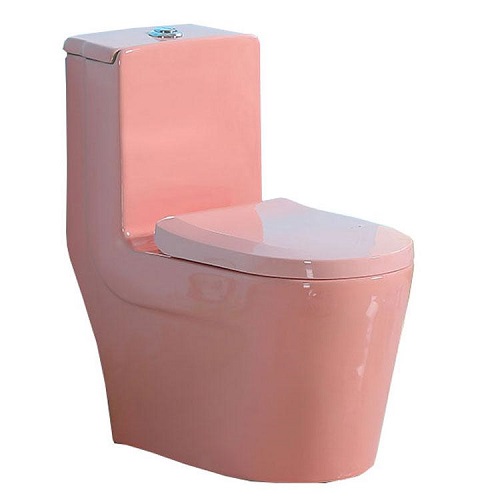 Bồn cầu trẻ em màu vàng Miken MKB-1240Y - Image 5