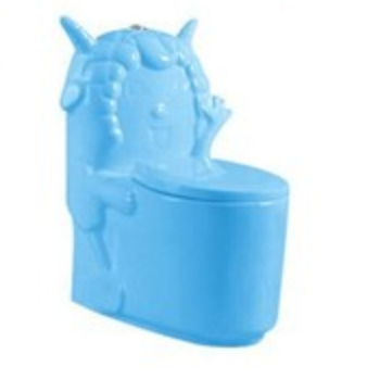 Bồn cầu trẻ em màu xanh da trời Miken MKB-1240BLU