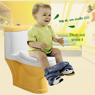 Bồn cầu trẻ em Moonoah MN-1230 (5 màu sắc)