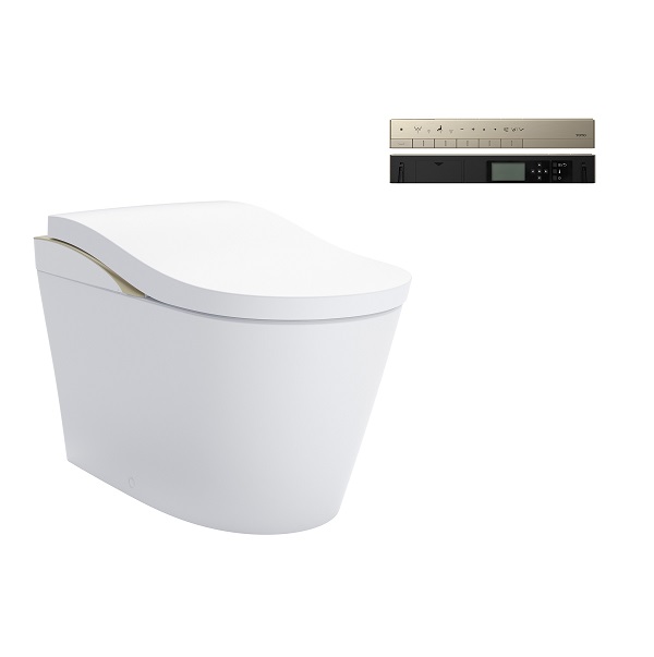 Bồn cầu treo tường kèm nắp rửa điện tử Toto CW522EA-TCF803CZ-WH172AT-MB171M#SS - Image 6