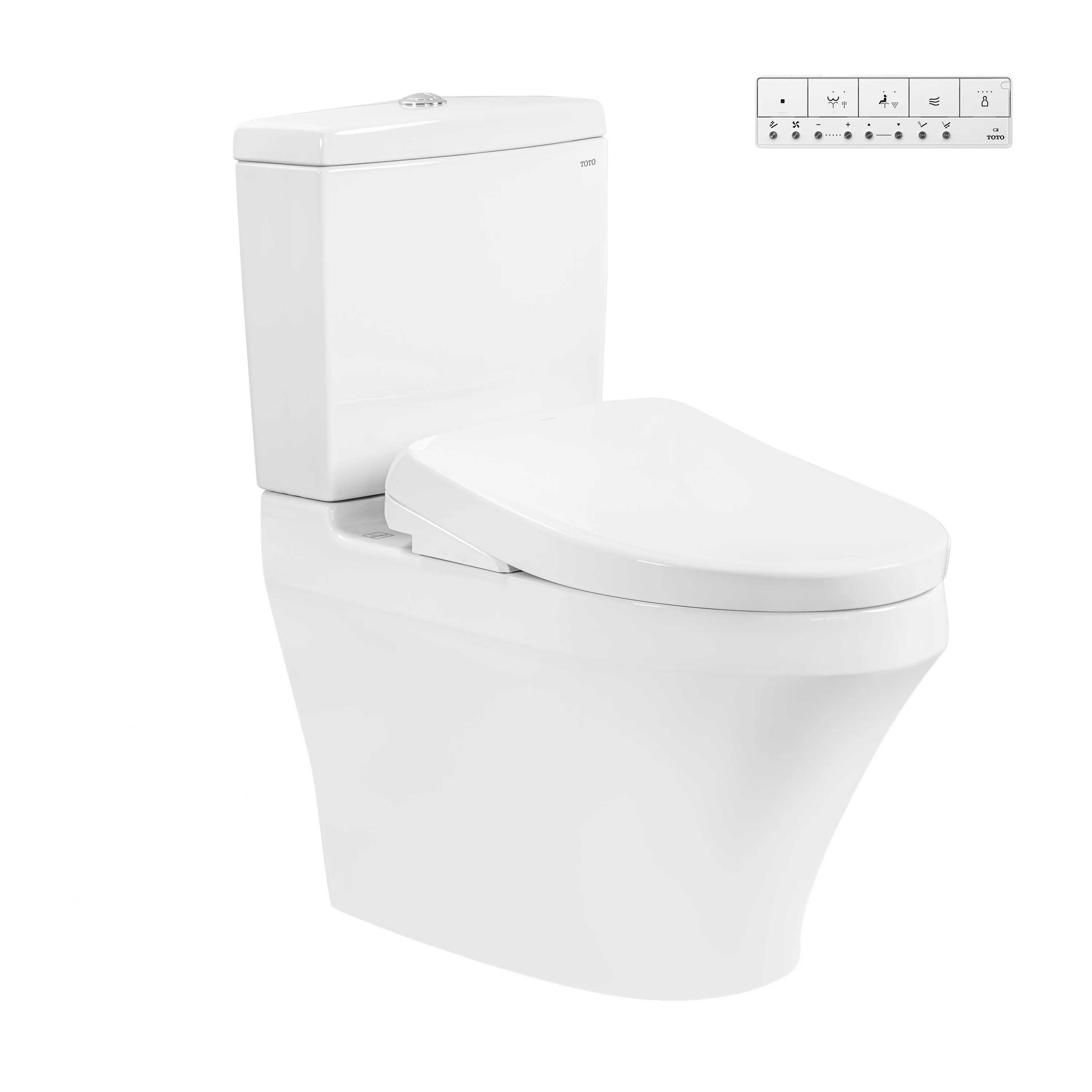 Bồn cầu treo tường kèm nắp rửa điện tử Toto CW542HME5UNW1-TCF795C2Z-WH172AAT - Image 3