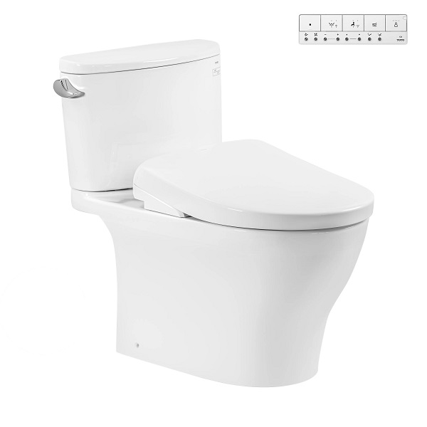 Bồn cầu treo tường kèm nắp rửa điện tử Toto CW542HME5UNW1-TCF795C2Z-WH172AAT - Image 4
