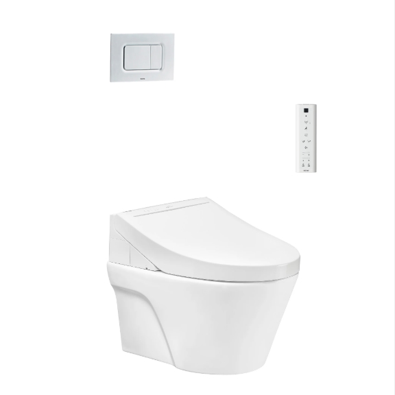 Bồn cầu treo tường kèm nắp rửa điện tử Toto CW553C/TCF33370GAA/WH172AT/TCA465/MB170P#SS - Image 3