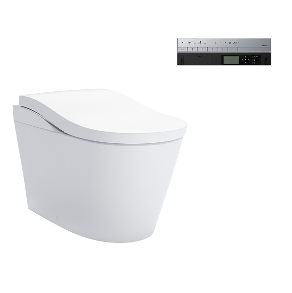 Bồn cầu treo tường kèm nắp rửa điện tử Toto CW822RA/TCF23410AAA/WH172A/MB170P#SS - Image 3