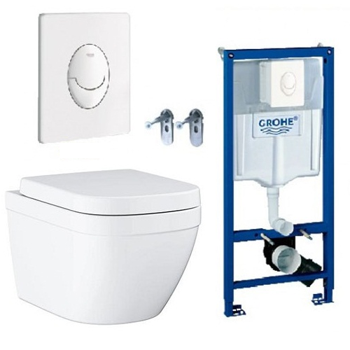 Bồn cầu treo tường két âm tường Grohe 39126001-38722001 (Trọn bộ) - Image 4