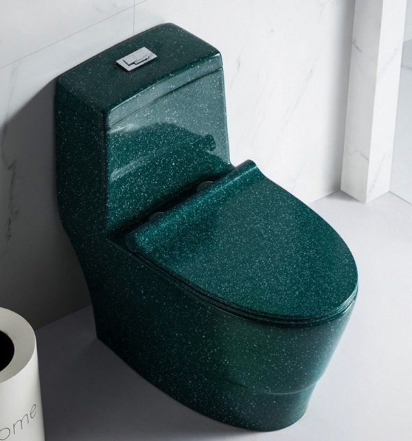 Bồn cầu treo tường mầu đen HM-0803B (Đặt hàng 10-15 ngày-Chưa bao gồm két nước âm tường và nút nhấn xả) - Image 3