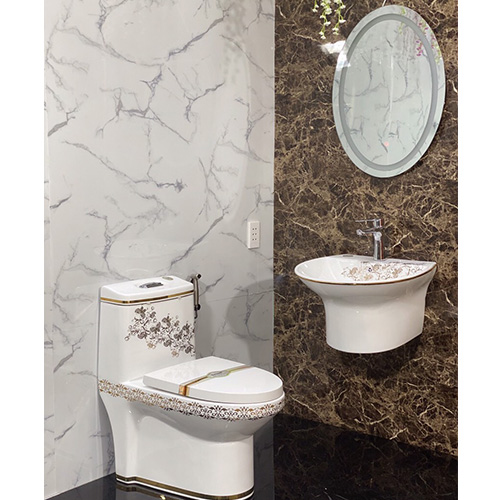 Bồn cầu treo tường mầu đen HM-0803B (Đặt hàng 10-15 ngày-Chưa bao gồm két nước âm tường và nút nhấn xả) - Image 5