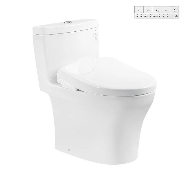 Bồn cầu treo tường nắp rửa điện tử Toto CW553C-TCF34570GAA-WH172AAT - Image 4