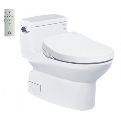 Bồn cầu treo tường nắp rửa điện tử Toto CW812REA-TCF24460AAA-WH172AT-TCA465 - Image 3