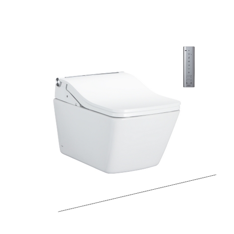 Bồn cầu treo tường nắp rửa điện tử Toto CW822REA-TCF4911EZ-WH172AT-TCA465 - Image 3