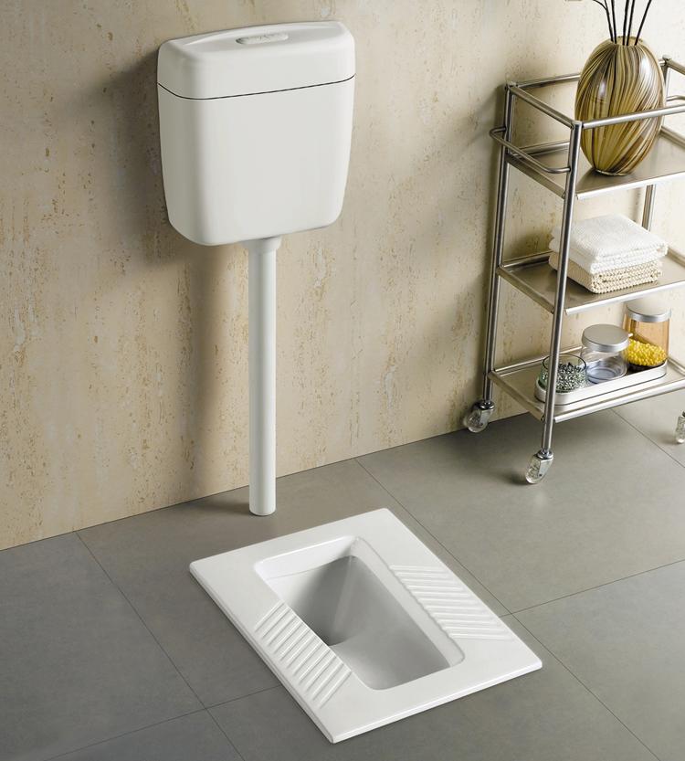 Bồn cầu xí xổm dành cho công nhân, nhà máy, bệnh viện, nơi công cộng Miken KMD-824 NE - Image 3