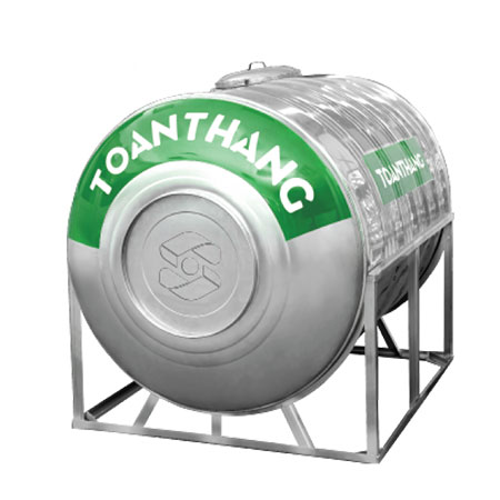 Bồn inox ngang Toàn Thắng 2000L TT2000N F1380