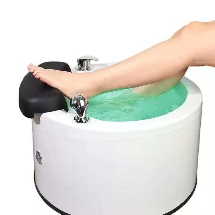 Bồn ngâm chân massage sục khí nail Miken T096 đèn led - Image 3
