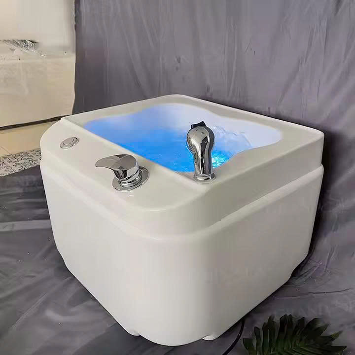 Bồn ngâm chân massage sục khí nail Miken T096 đèn led - Image 5