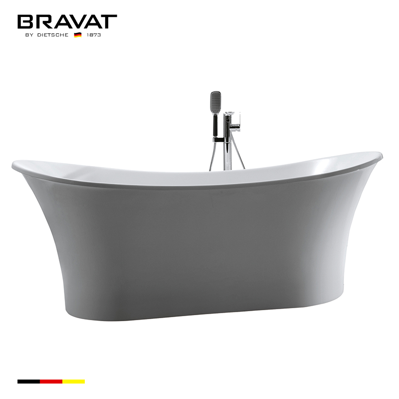 Bồn tắm âm massage Bravat B25704DW-4 (1700x1050x630mm) - Image 5