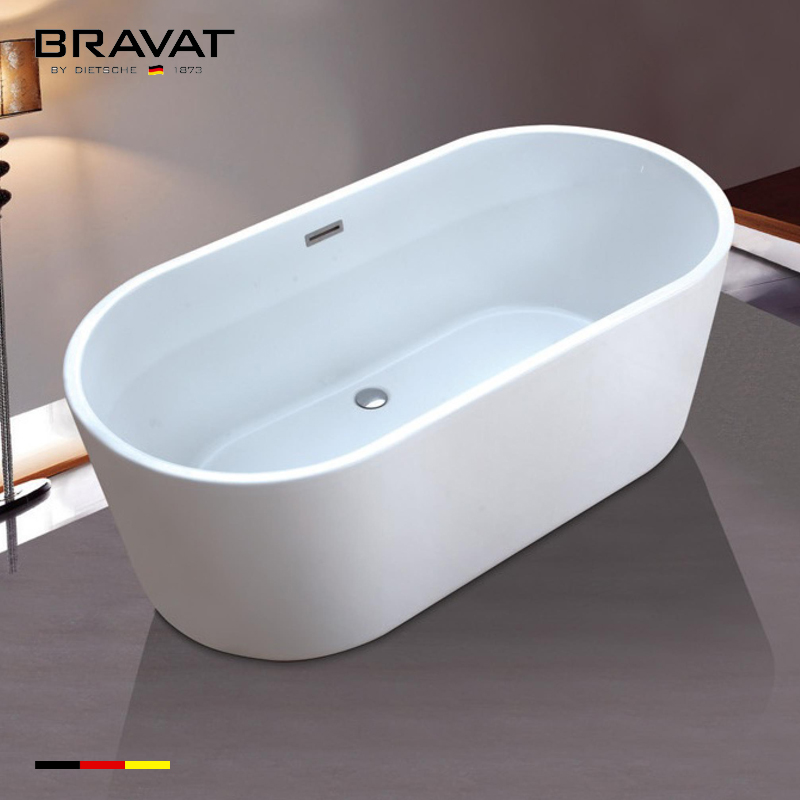 Bồn tắm âm massage Bravat B25704W-6 (1700x1050x650 mm) - Image 6